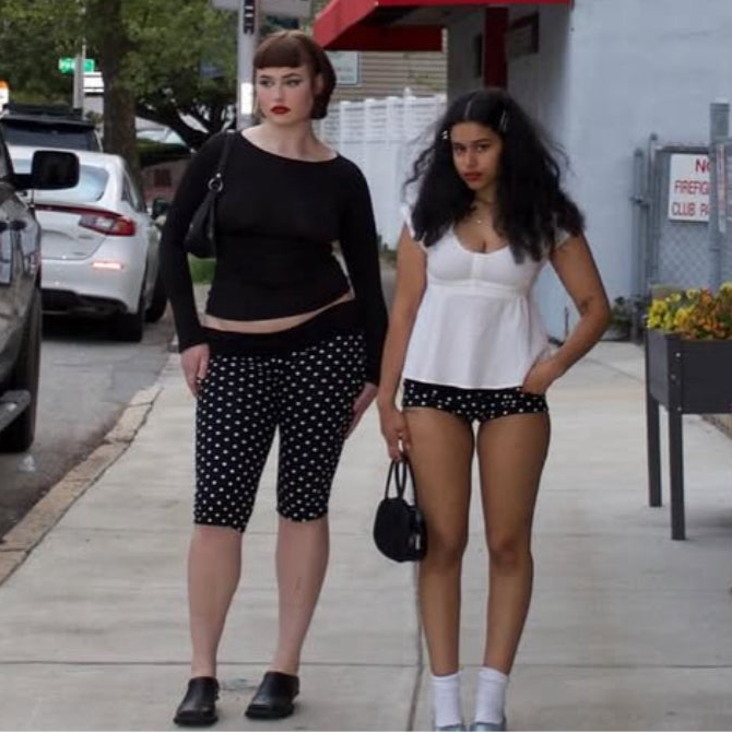 Polka Dot Capri Pants