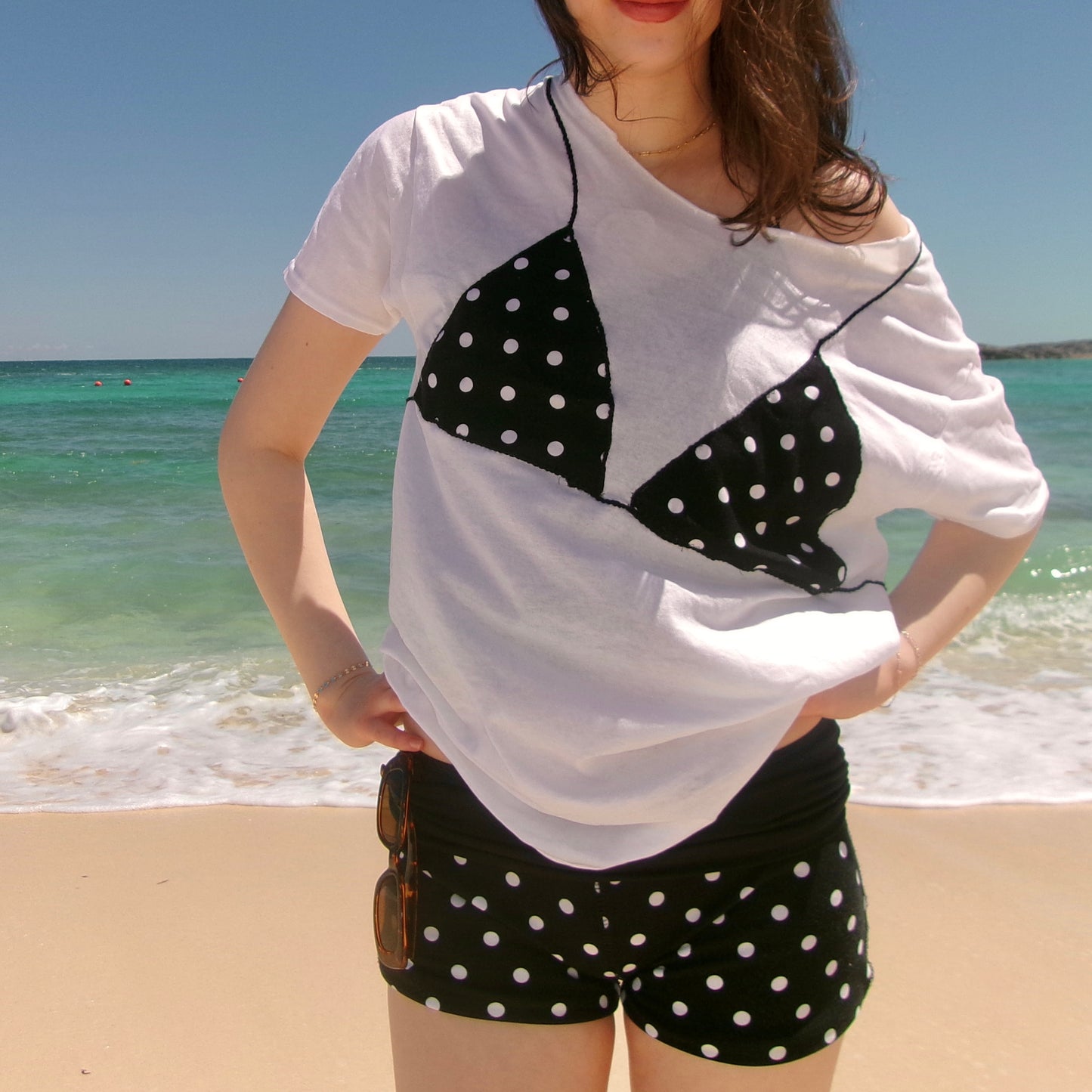 Polka Dot Micro Shorts