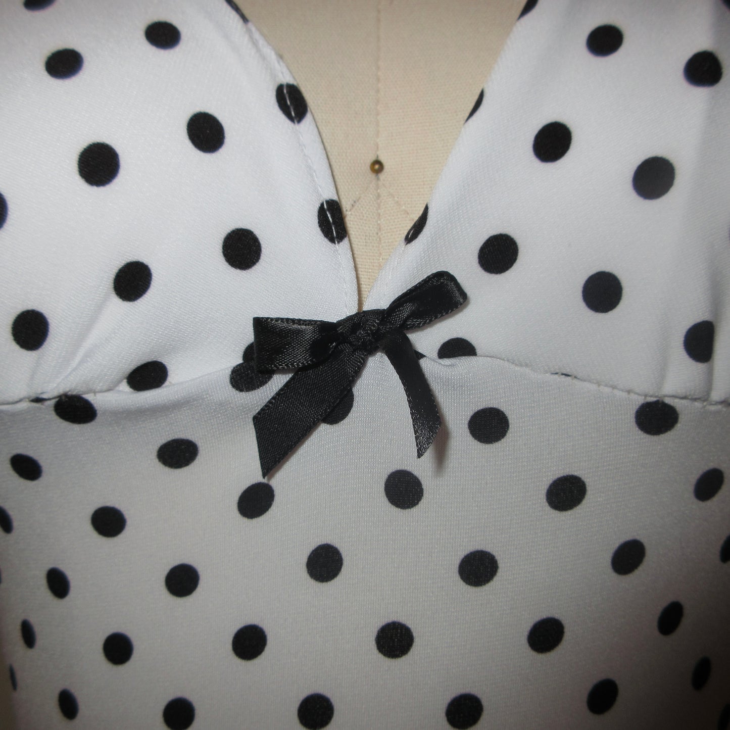 Retro Polka Dot Halter Top