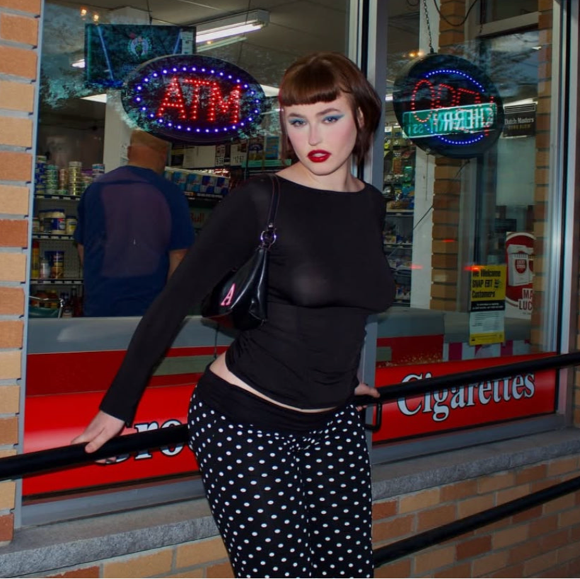 Polka Dot Capri Pants