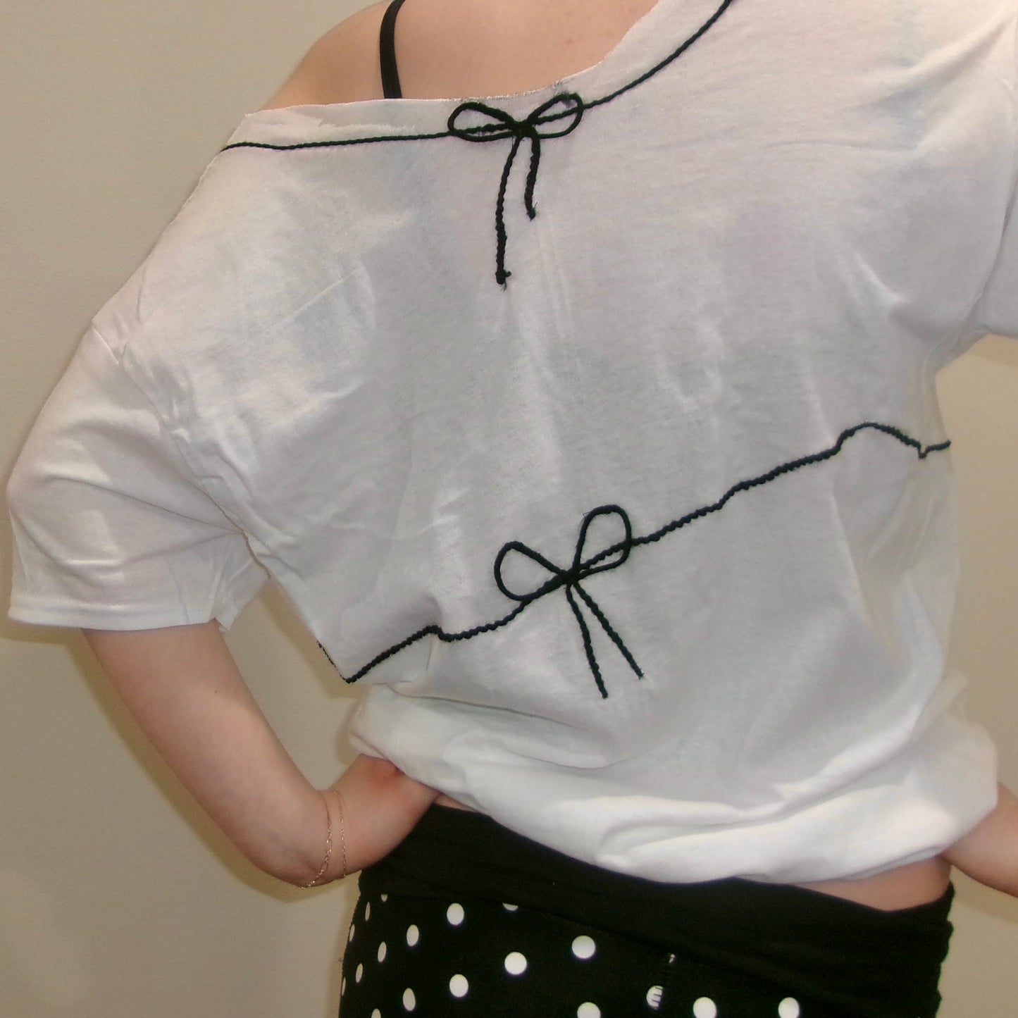 Chic polka dot bikini cover-up – lightweight and trendy with a Y2K vibe, perfect for summer beach days and sunset moments. SewChic4U