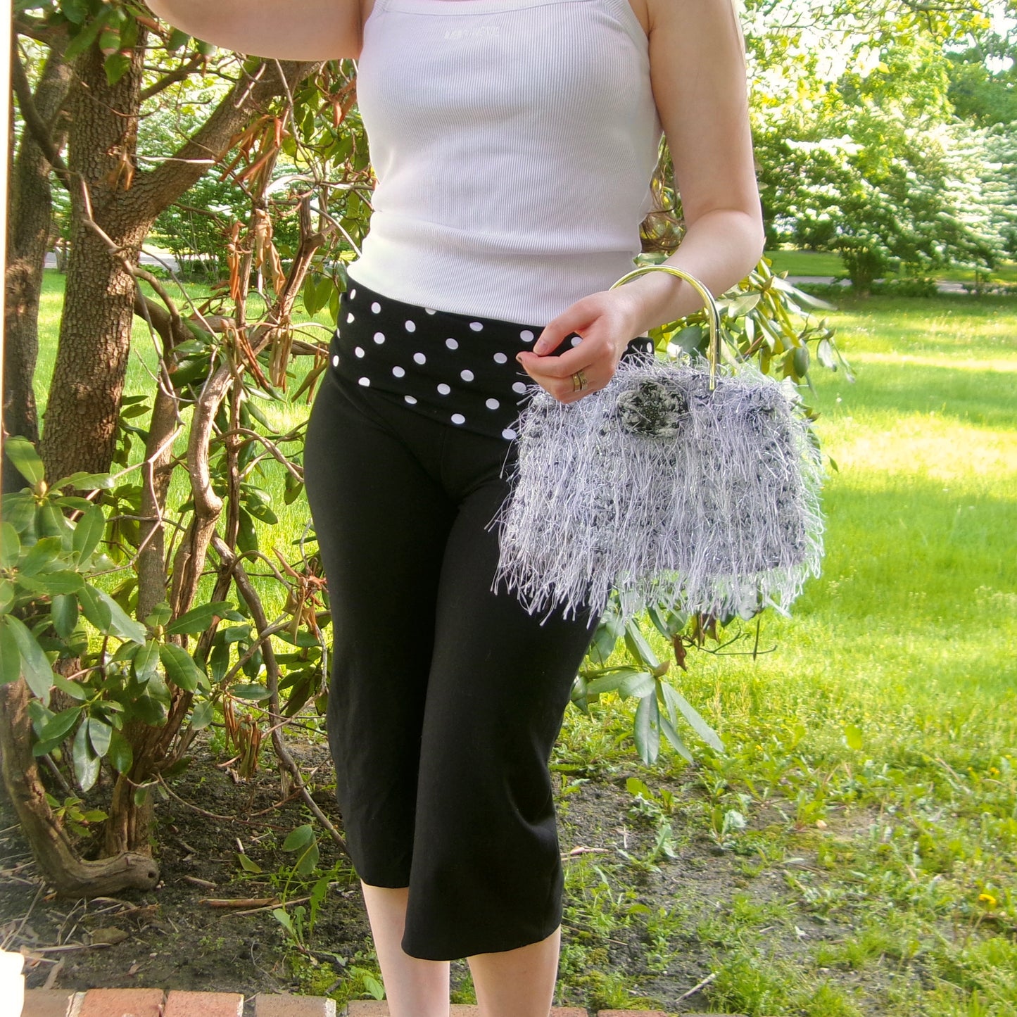 Chic Polka Dot Capris