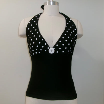 Polka Dot Halter Top