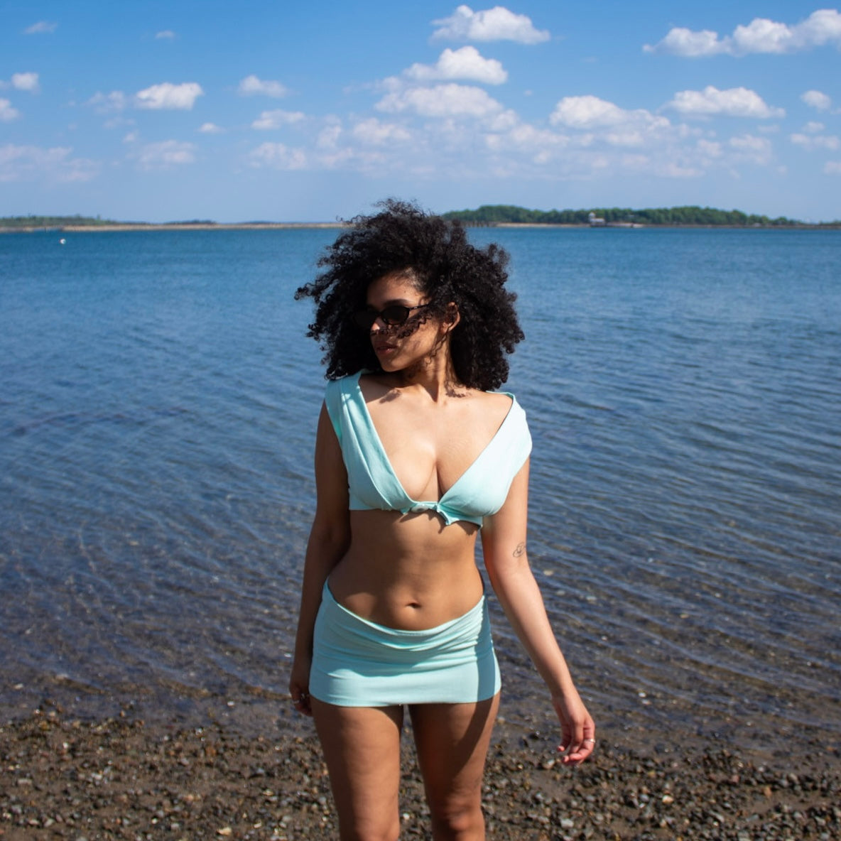 Micro Mint Skirt