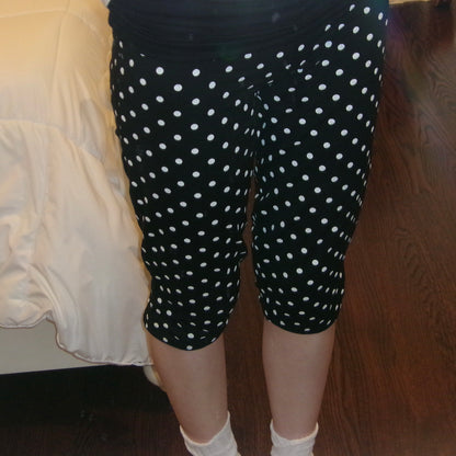 Polka Dot Capri Pants
