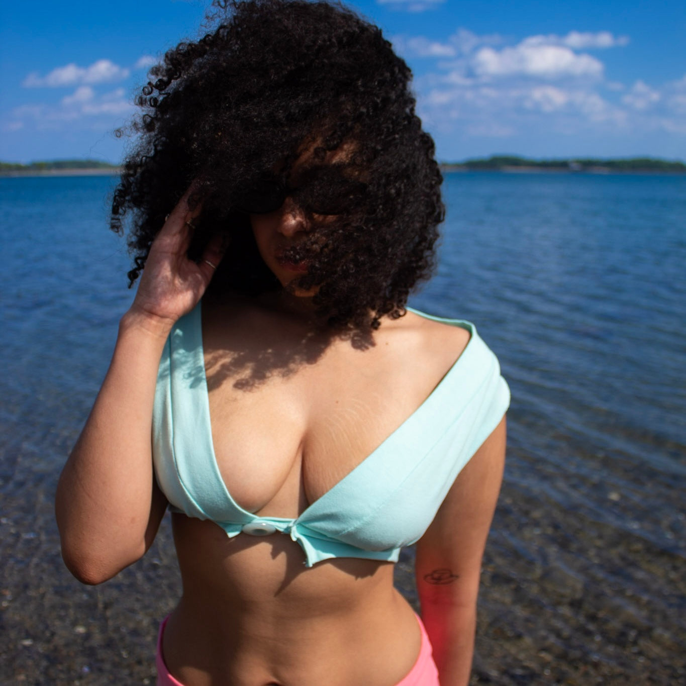 Mint Crop Top