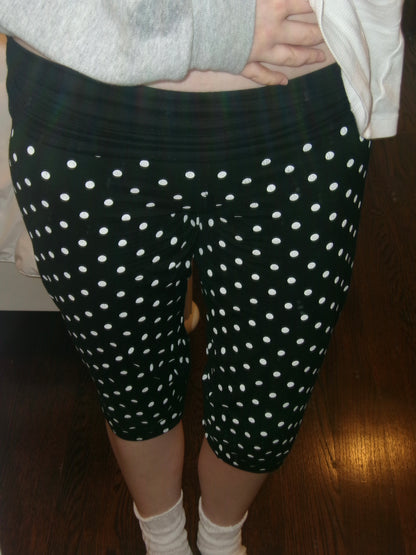 Polka Dot Capri Pants