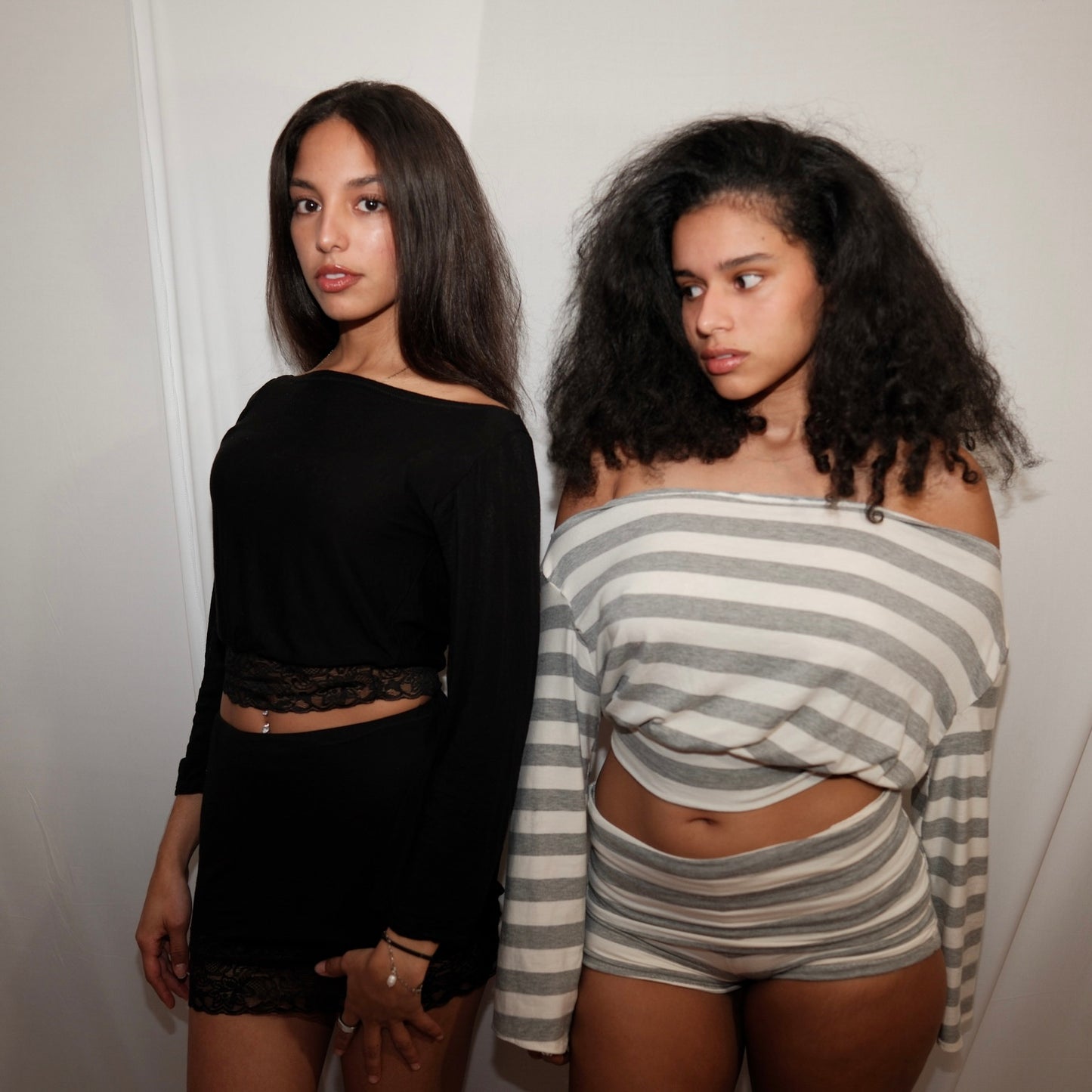 Black Off-Shoulder Lace Top