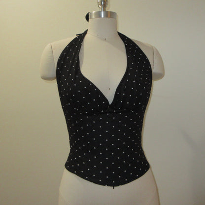 Spot On Polka Dot Halter Top
