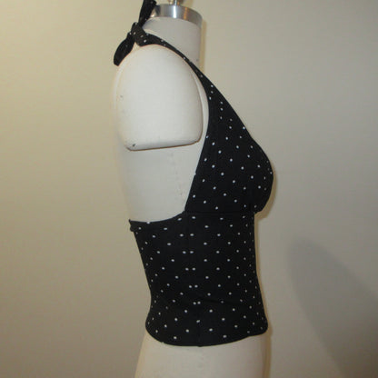 Spot On Polka Dot Halter Top