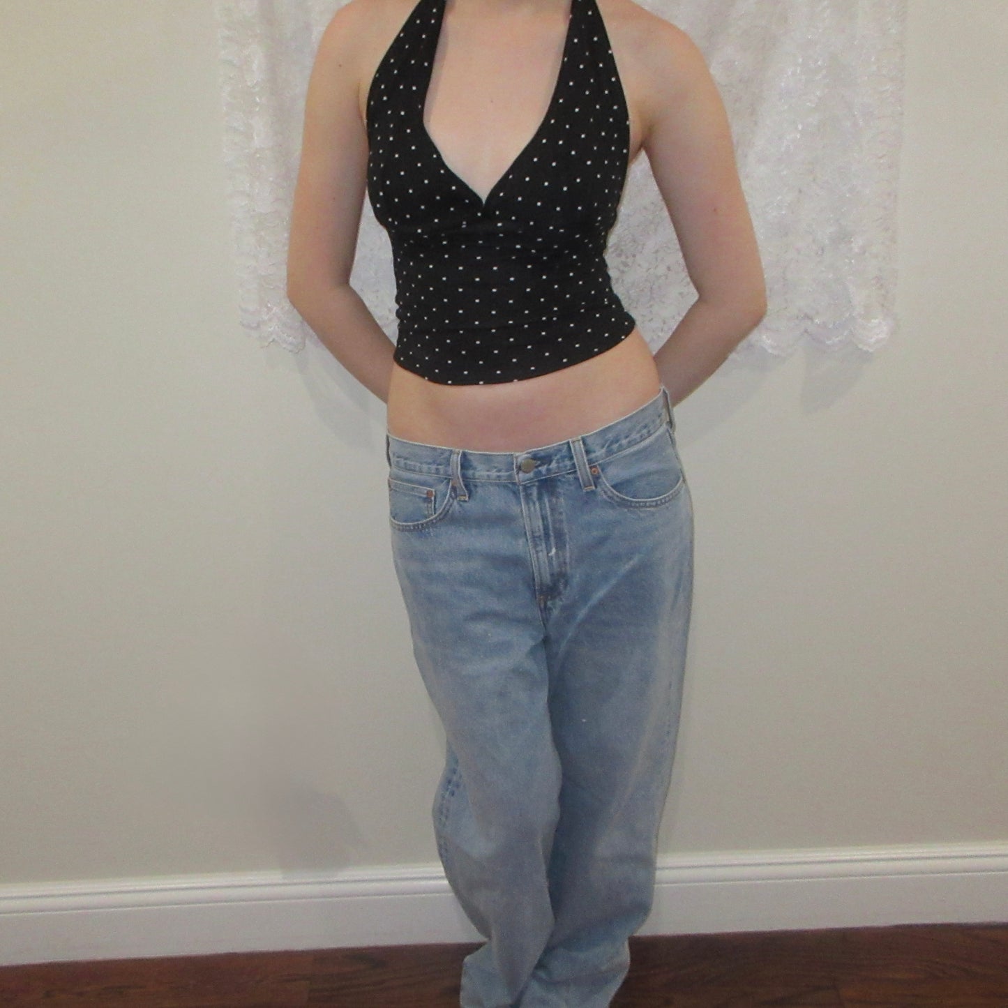 Spot On Polka Dot Halter Top