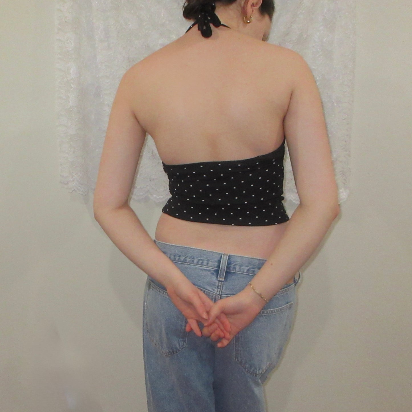 Spot On Polka Dot Halter Top