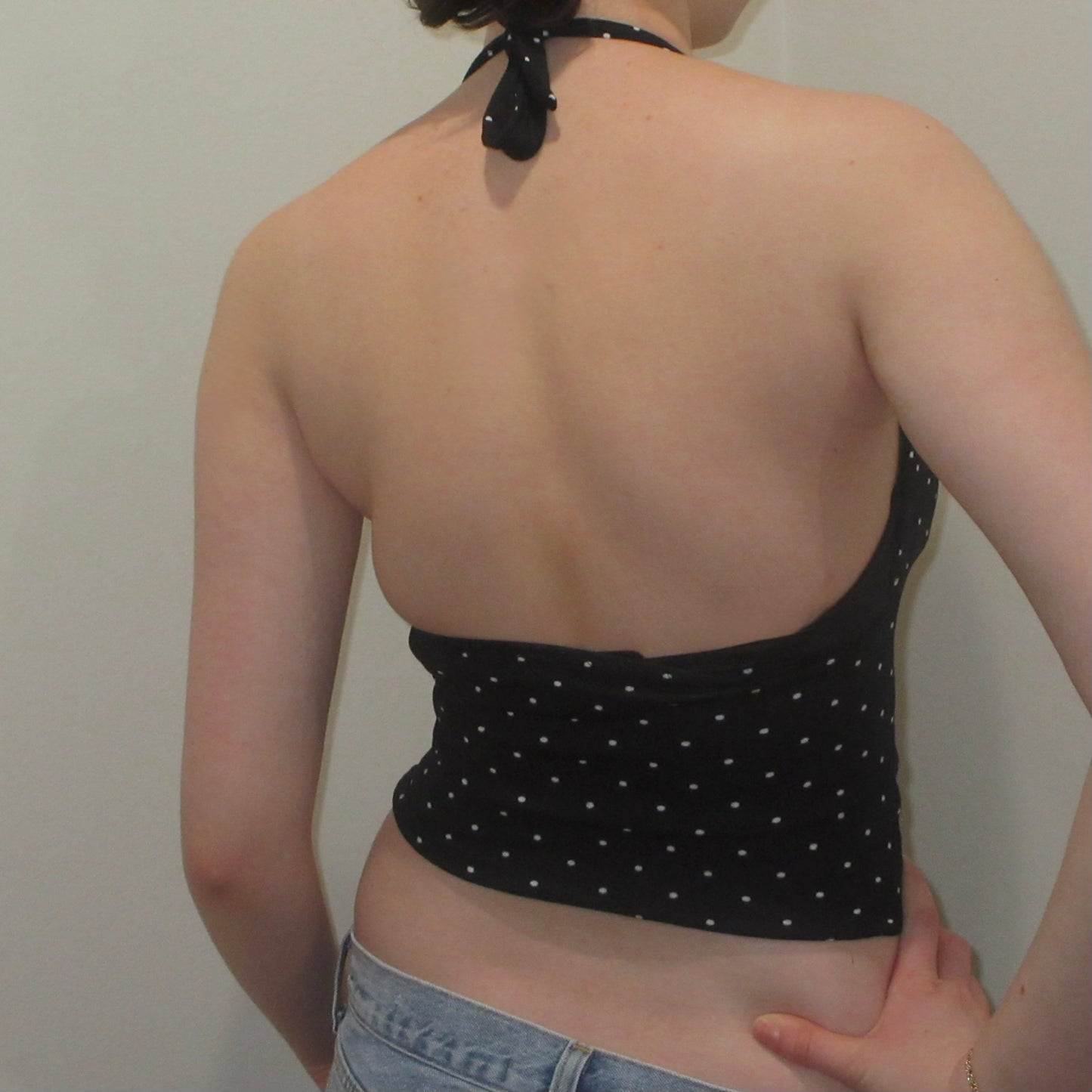 Spot On Polka Dot Halter Top