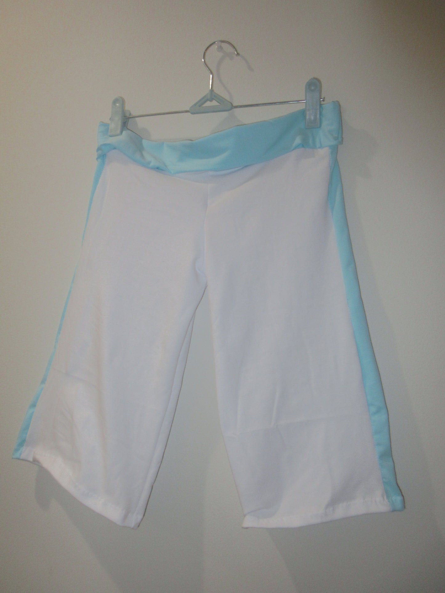 Aqua Stripe Capris
