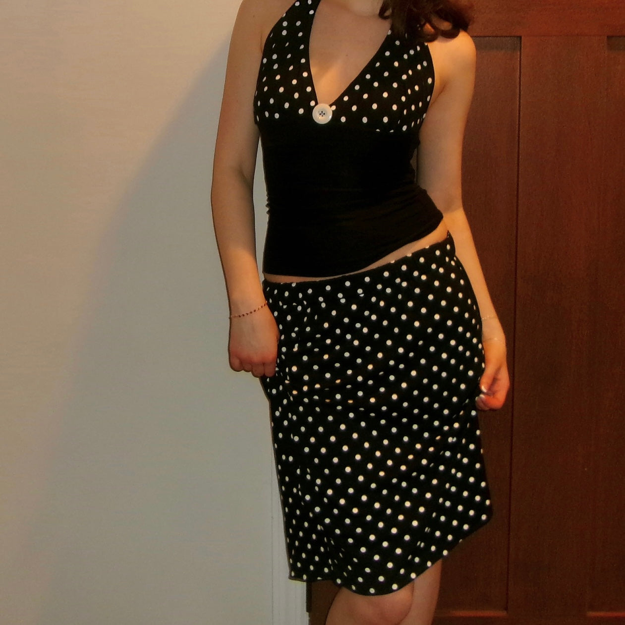 Polka Dot Halter Top